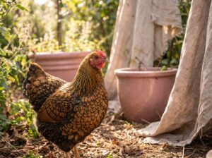 Lire la suite à propos de l’article Poule Wyandotte naine : plumage lacé et tempérament docile