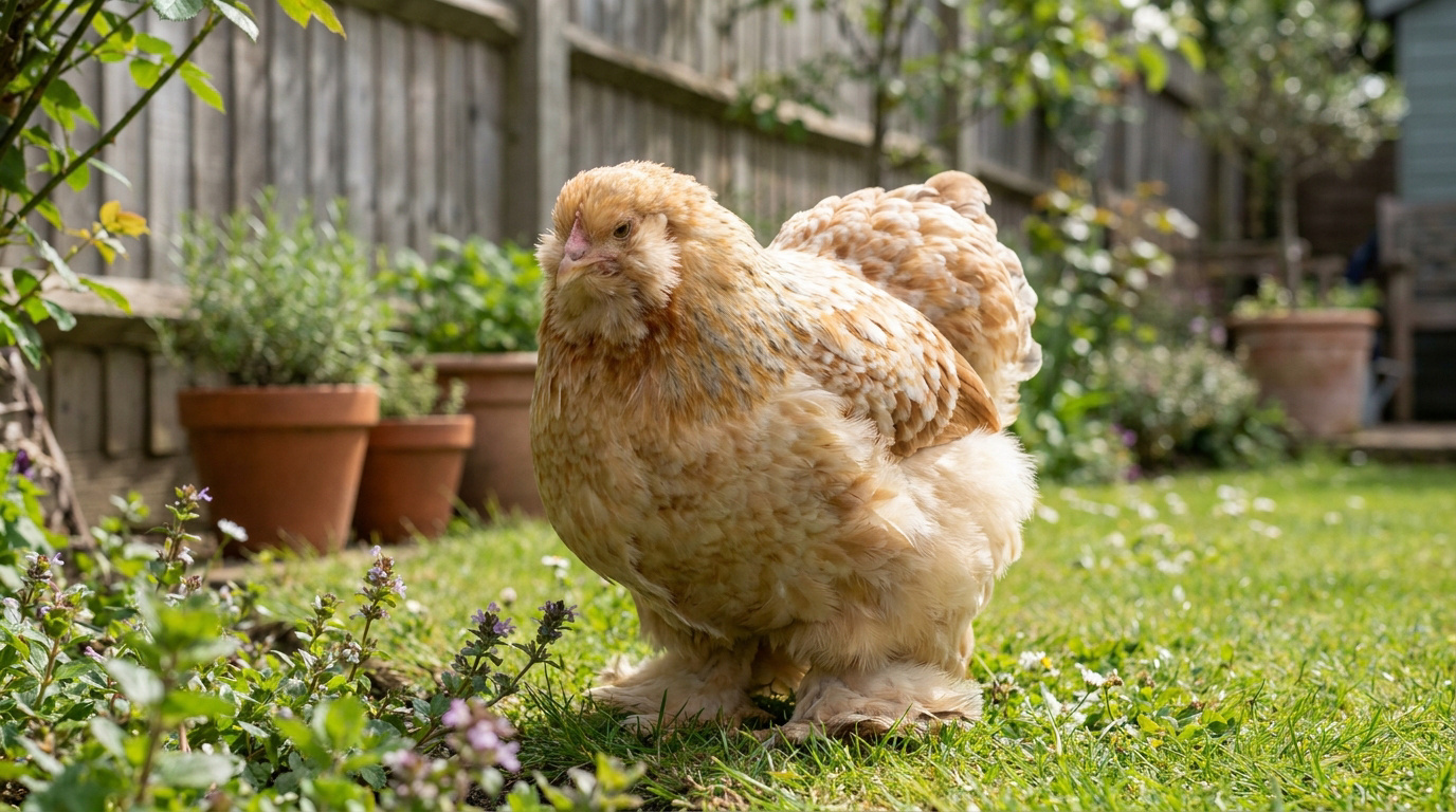 Lire la suite à propos de l’article Poule Cochin naine : la boule de plumes la plus câline