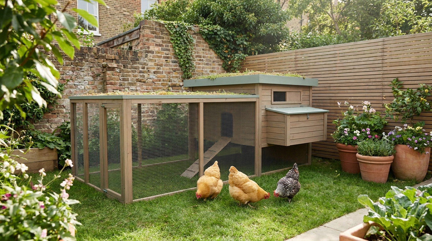 Lire la suite à propos de l’article Quel espace minimum pour 2 à 3 poules de compagnie en ville ?
