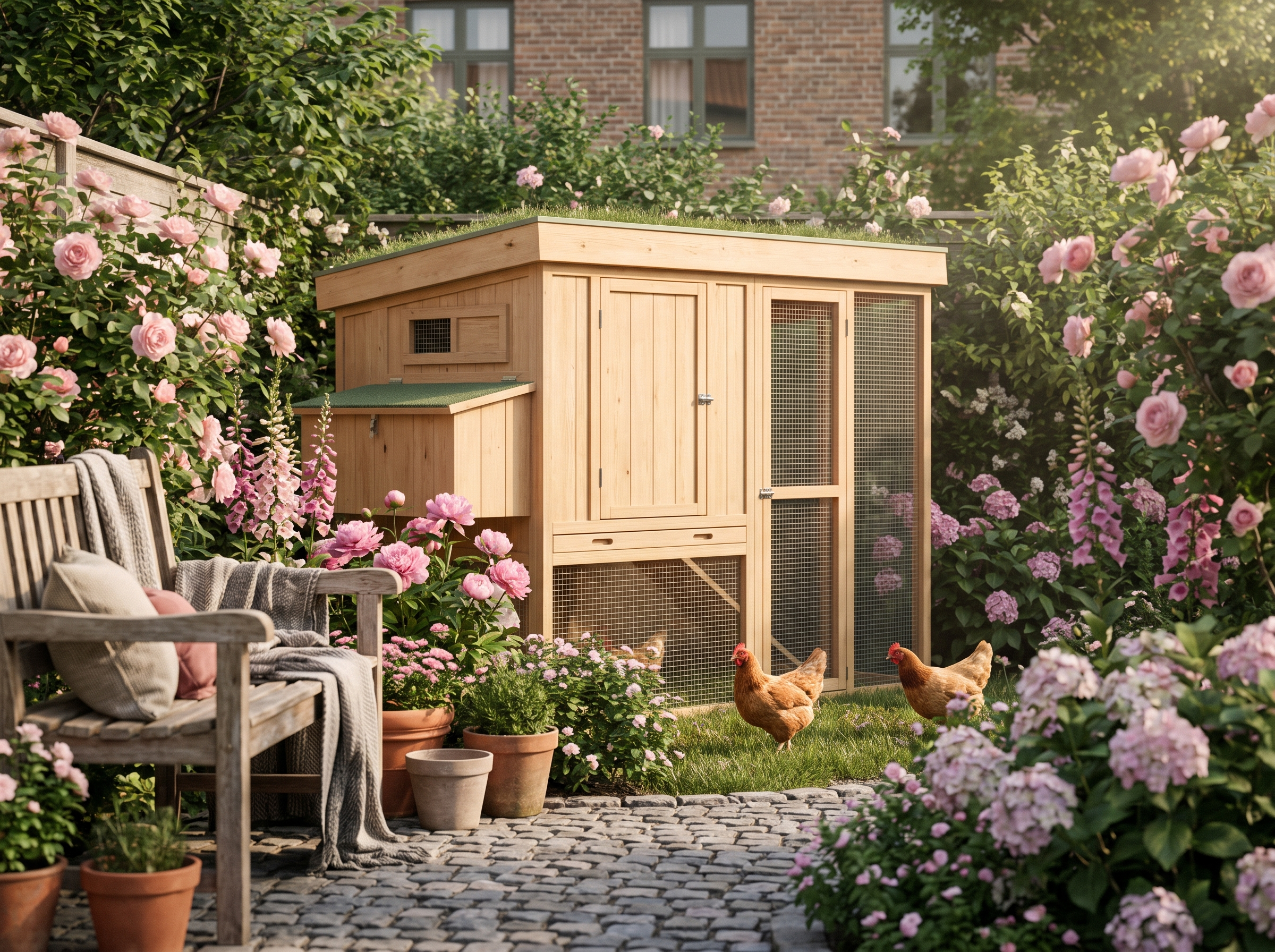 Lire la suite à propos de l’article Aménager un mini-poulailler design pour un petit jardin urbain